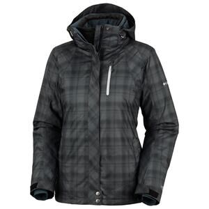 Columbia Omni Tech Interchange Jacket Plaid Black Size M